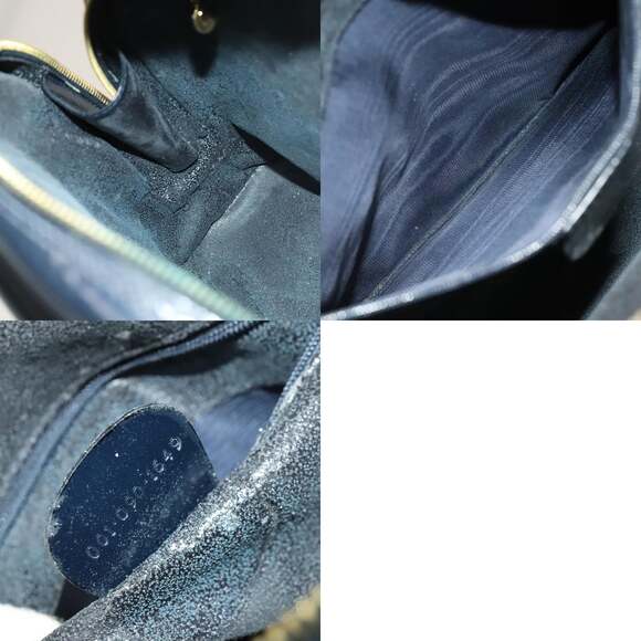 GUCCI Shoulder Bag Patent Leather Navy Gold 001 090 001 090 - Picture 12 of 12